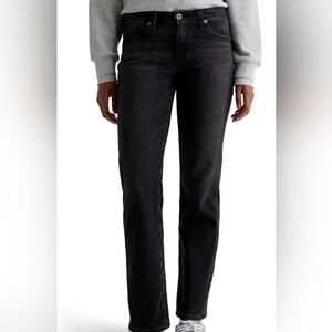 Adriano Goldschmied The Matchbox Slim Straight Women's Black Jeans PLUS
